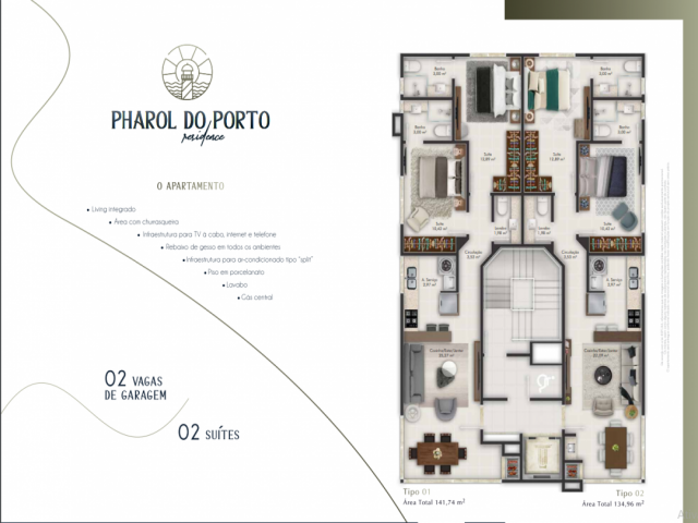 #799 - Apartamento para Venda em Porto Belo - SC